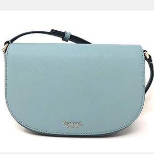 Kate Spade Reiley Mixed Material Flap Crossbody